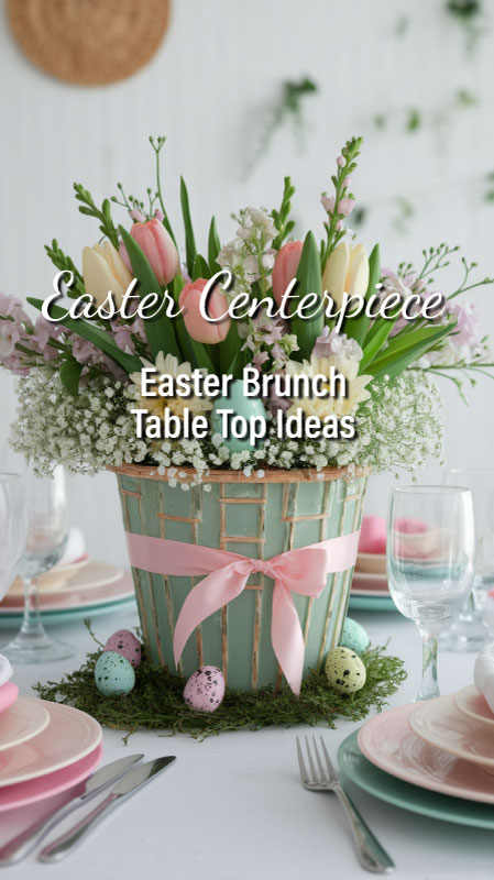 Easter Brunch Table Top Easter Centerpiece Easter Brunch Table Top Easter Centerpiece