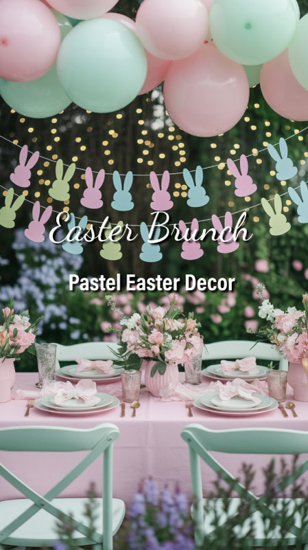 Pastel Easter Decor Easter Brunch Pastel Easter Decor Easter Brunch