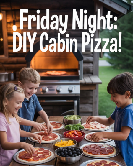 DIY Cabin Pizza Night (Friday Fun Idea) DIY Cabin Pizza Night (Friday Fun Idea)