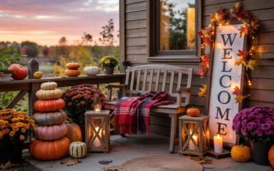 9 Cozy Fall Porch Decorating Ideas