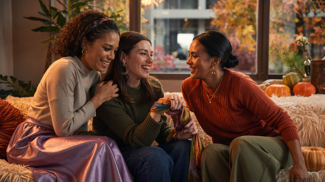 Discover this year’s best Thanksgiving outfit ideas and Friendsgiving fashion trends. From chic satin skirts to cozy knit sets, find 10 warm, stylish looks for fall gatherings and family dinners.