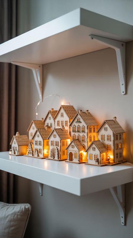 Wooden Christmas Villages